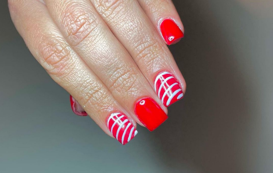 Candy Red Nails
